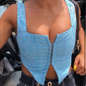 NWT Princess Polly Day Dreaming Top Blue💙